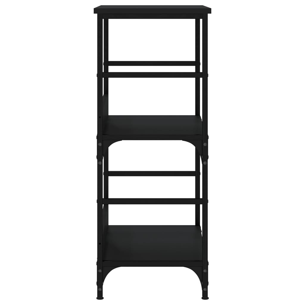 Bookshelf Black 50x33x82 cm Engineered Wood