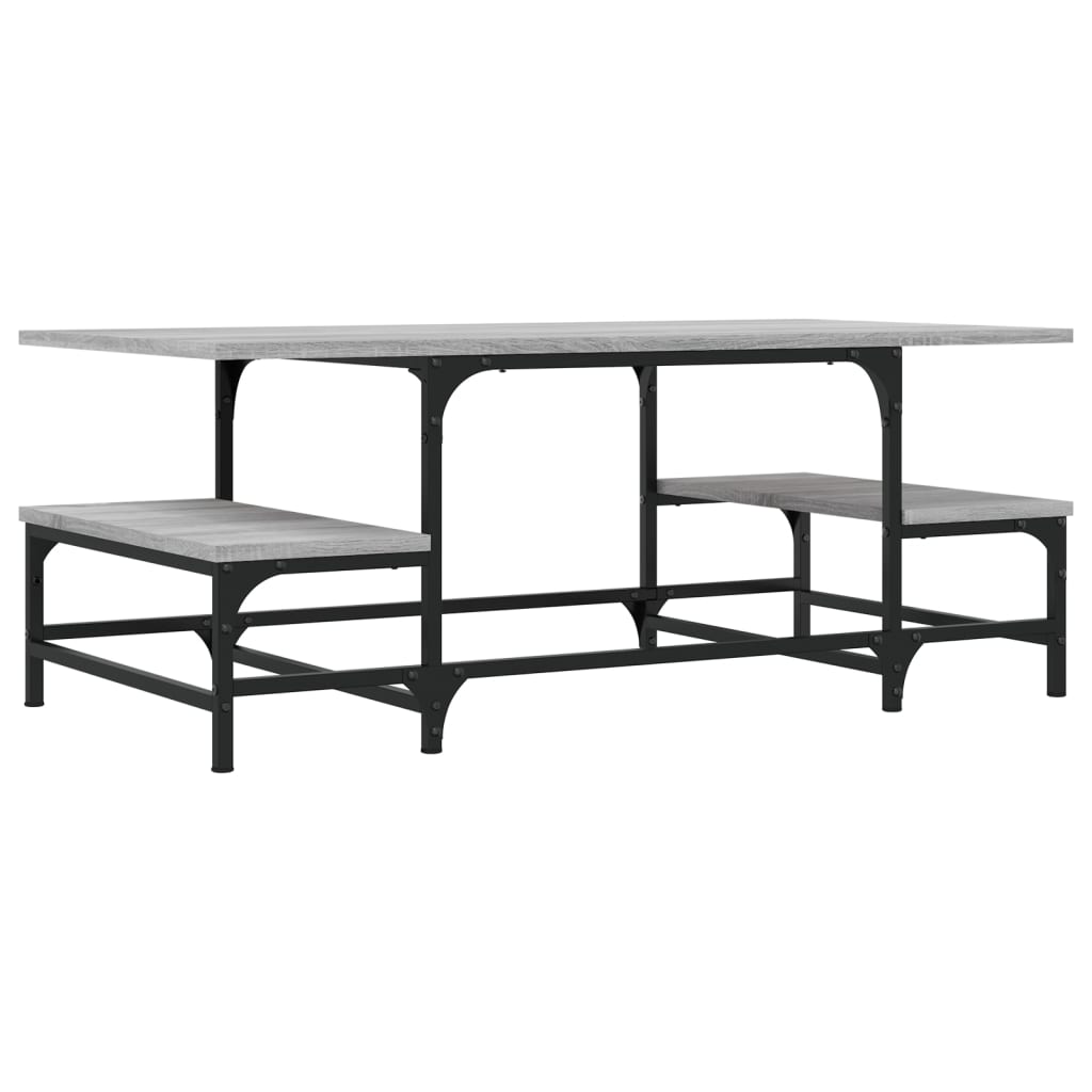 Coffee Table Grey Sonoma 100x50.5x40 cm Engineered Wood