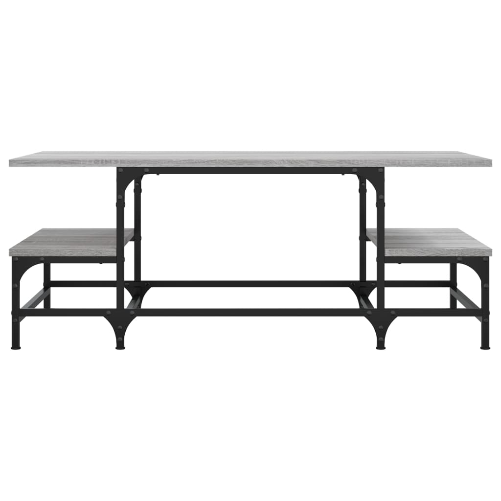 Coffee Table Grey Sonoma 100x50.5x40 cm Engineered Wood