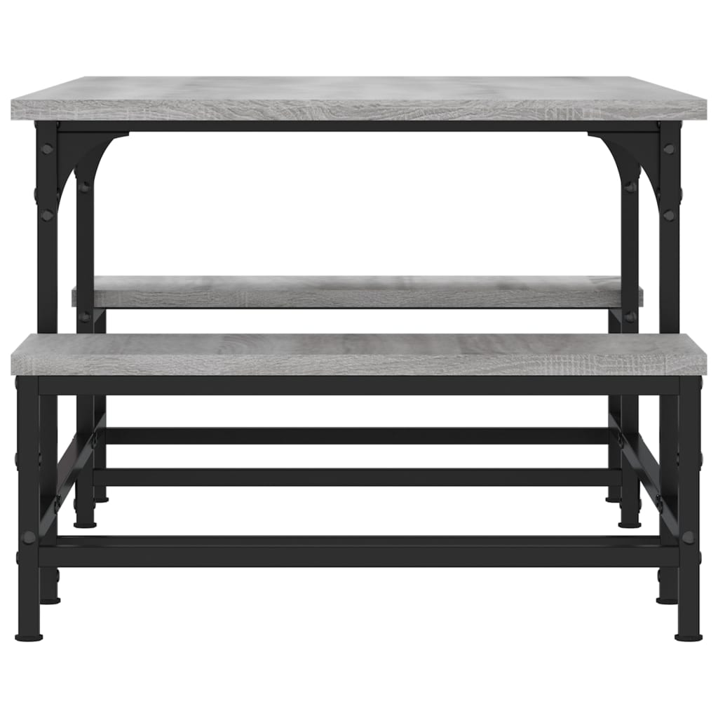 Coffee Table Grey Sonoma 100x50.5x40 cm Engineered Wood