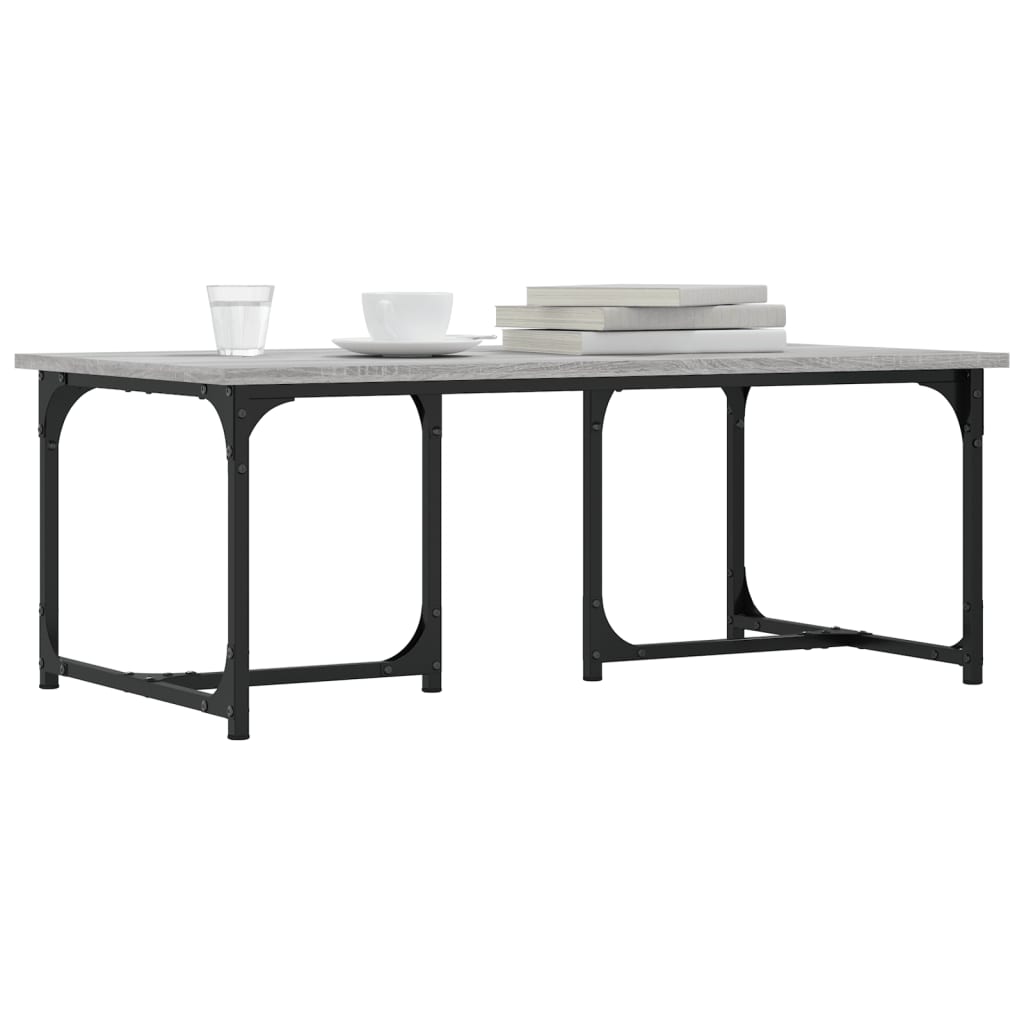 Coffee Table Grey Sonoma 90x50x35 cm Engineered Wood