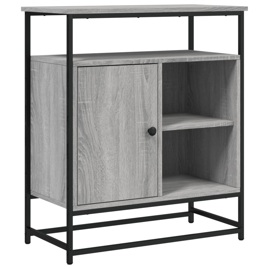 Sideboard Grey Sonoma 69x35x80 cm Engineered Wood