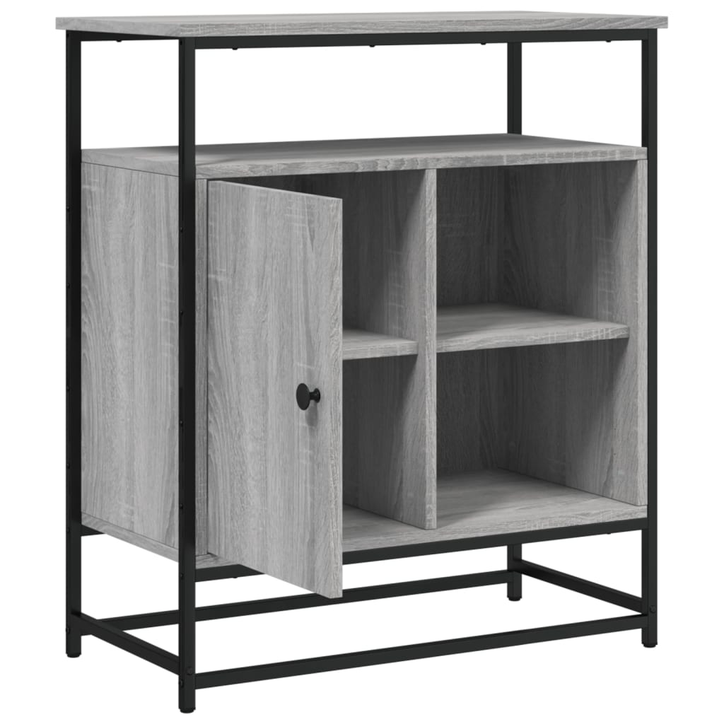 Sideboard Grey Sonoma 69x35x80 cm Engineered Wood