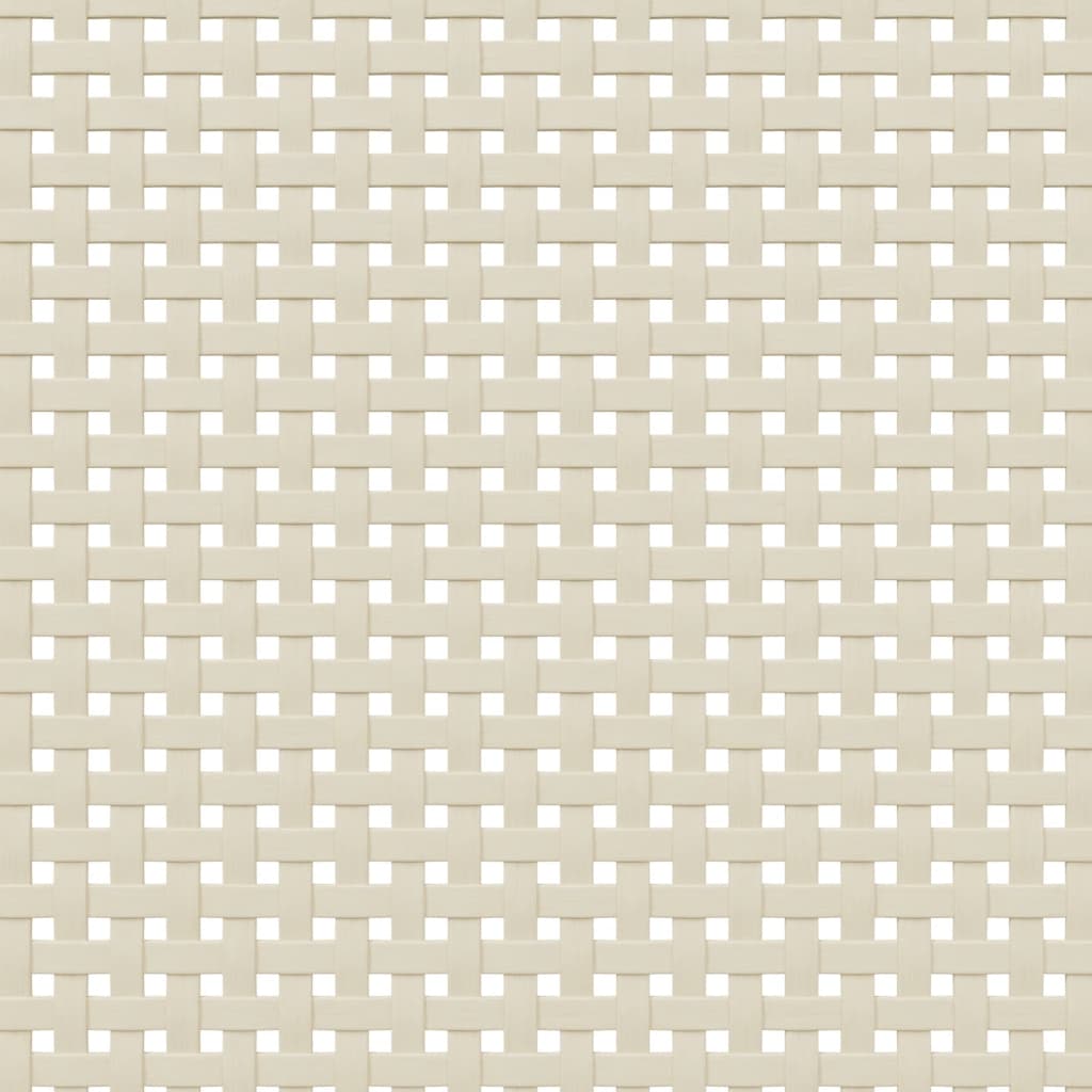 Sideboard SENJA Rattan Look White 80x40x80 cm Solid Wood Pine