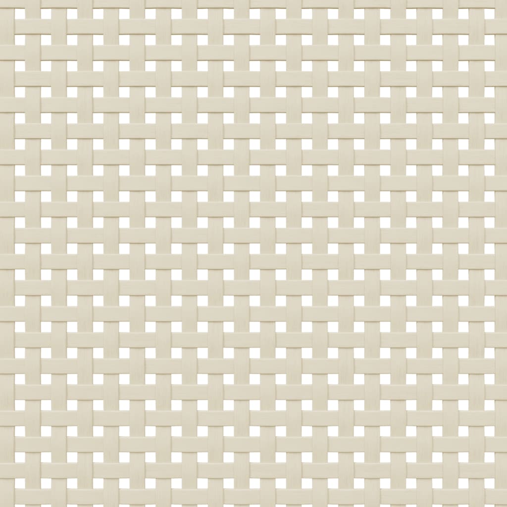 Highboard SENJA Rattan Look Black 90x40x112cm Solid Wood Pine