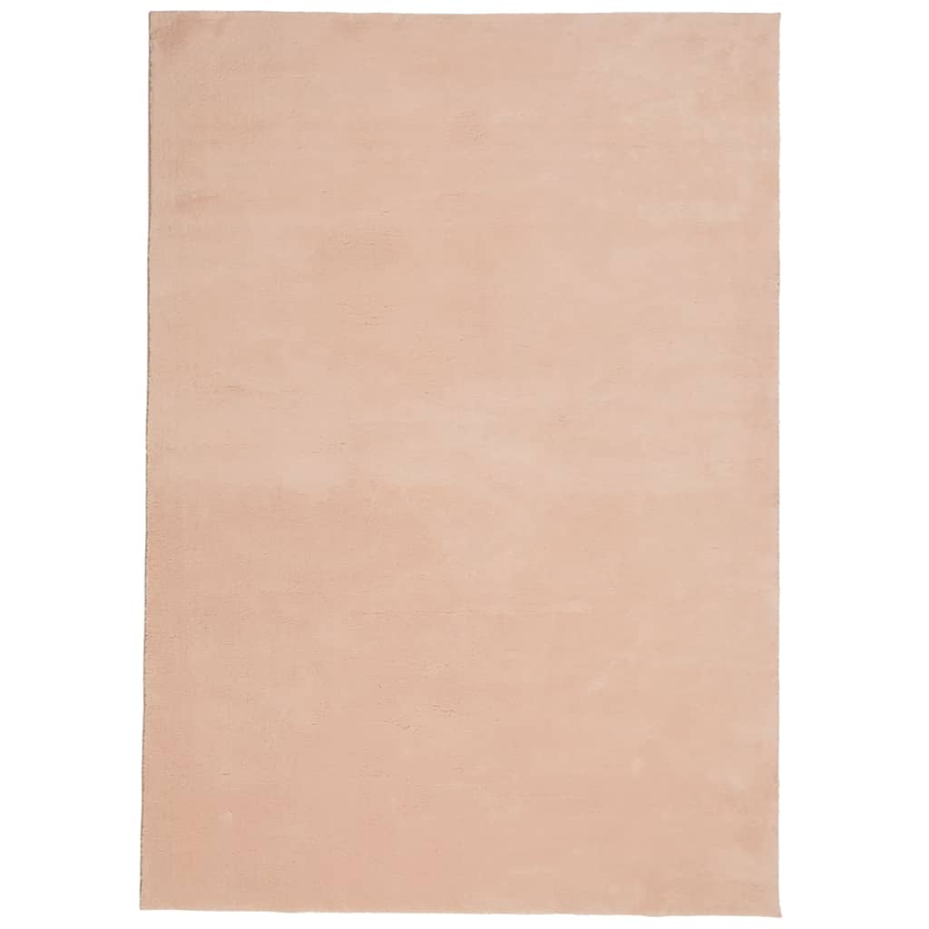 Rug HUARTE Short Pile Soft and Washable Blush 120x170 cm