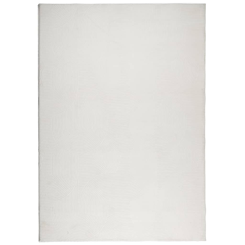 Rug IZA Short Pile Scandinavian Look Cream 120x170 cm