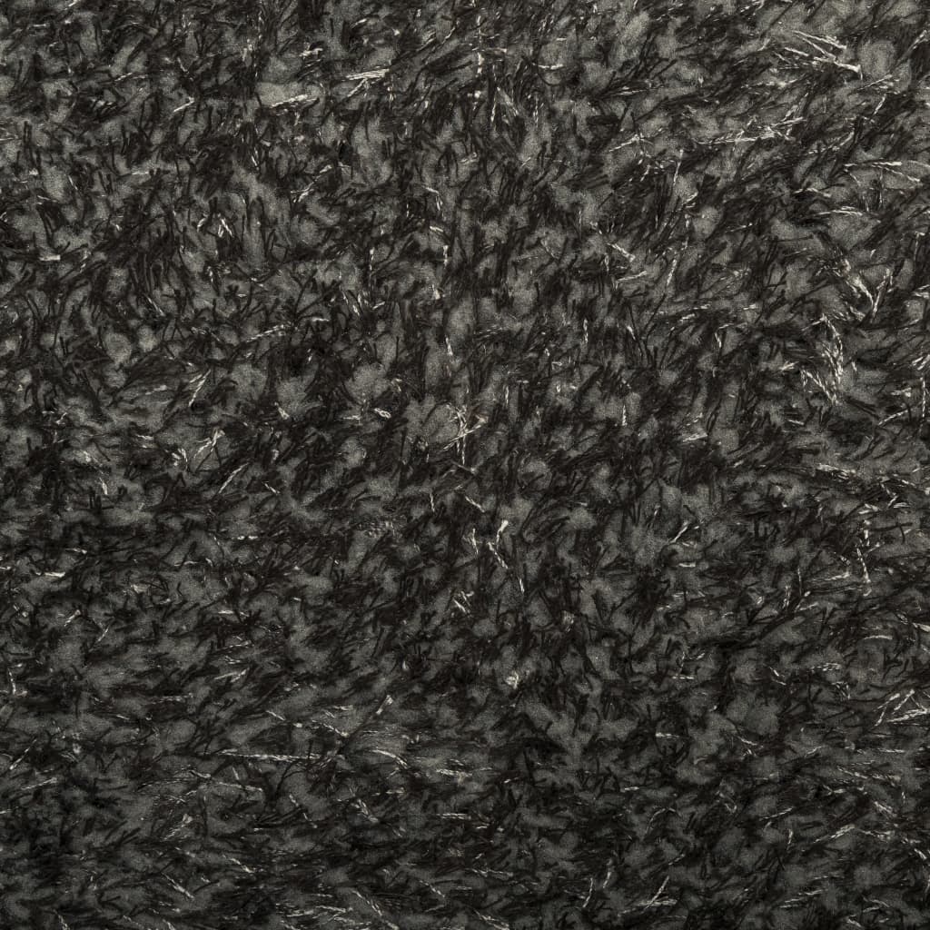 Rug ISTAN High Pile Shiny Look Anthracite 200x280 cm