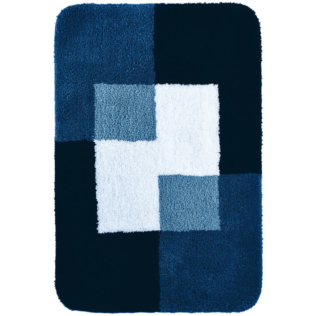 RIDDER Bathroom Rug Coins 60x90 cm Blue 7103303