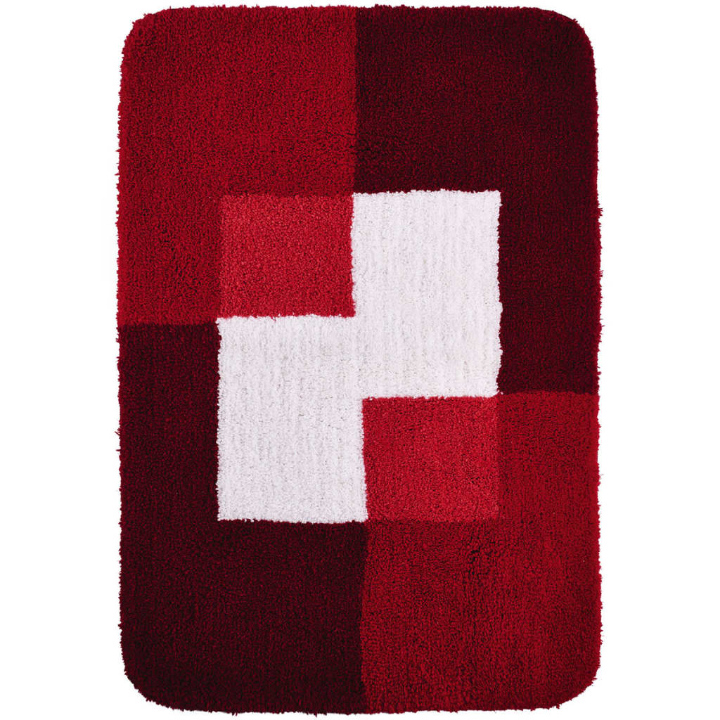 RIDDER Bathroom Rug Coins 60x90 cm Red 7103306