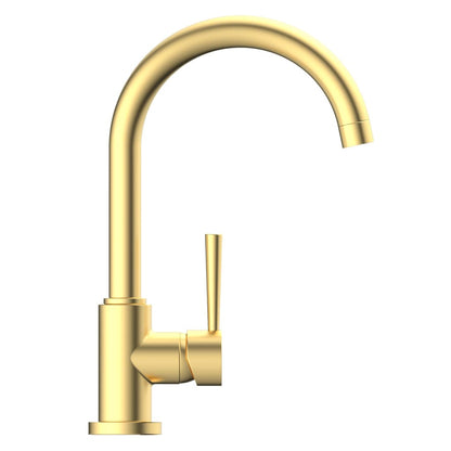 SCHÜTTE Kitchen Mixer Tap with Round Spout CORNWALL Matte Gold