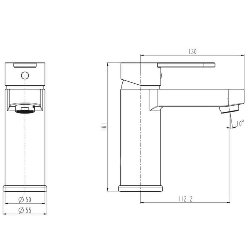 SCHÜTTE Basin Mixer ELEPHANT Chrome