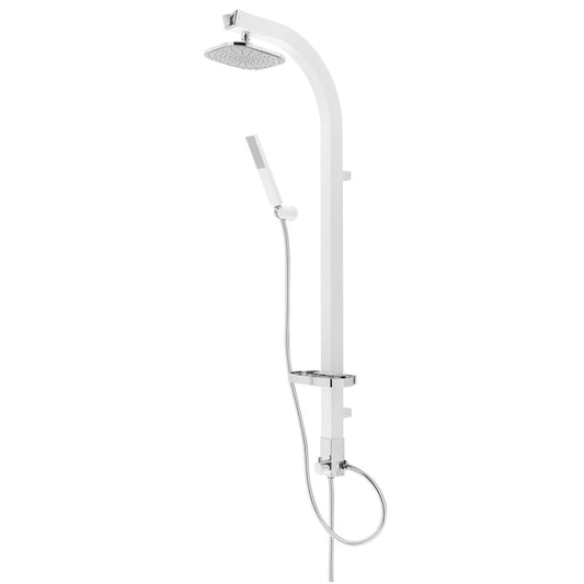 SCHÜTTE Overhead Shower Set MADAGASKAR White-Chrome