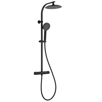 SCHÜTTE Overhead Shower Set MADURA FRESH Matt Black