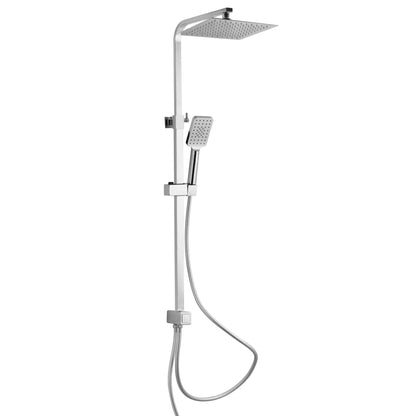 SCHÜTTE Overhead Shower Set SILVER RAIN Chrome