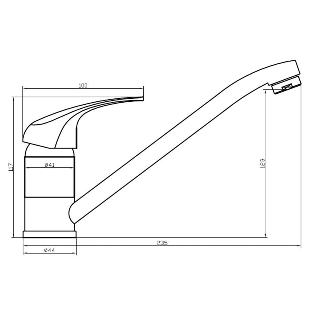 SCHÜTTE Sink Mixer ATHOS Chrome