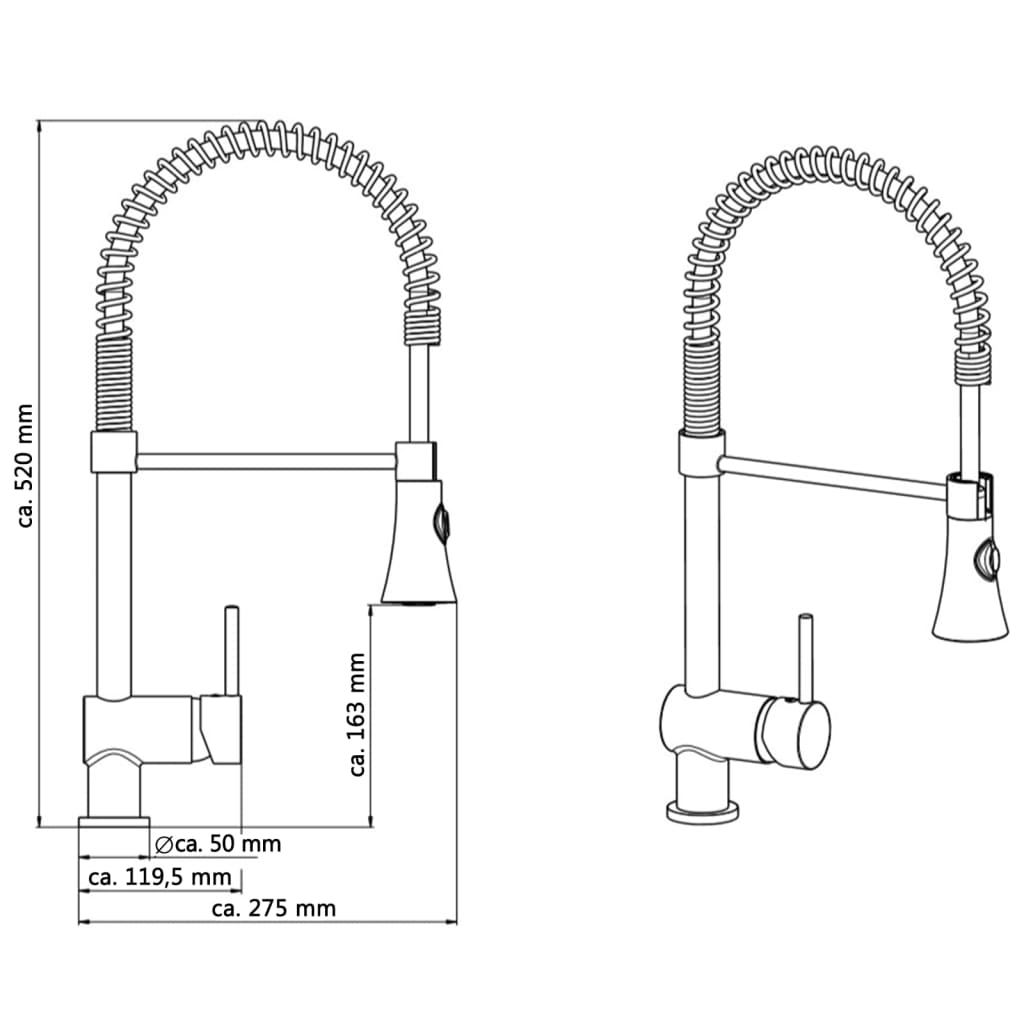 SCHÜTTE Sink Mixer CORNWALL Chrome