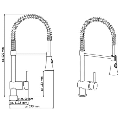 SCHÜTTE Sink Mixer CORNWALL Chrome