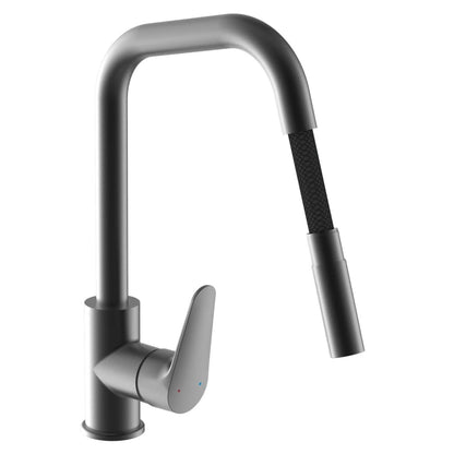 SCHÜTTE Kitchen Mixer Tap with Pull-out Spout SEATTLE Matte Graphite