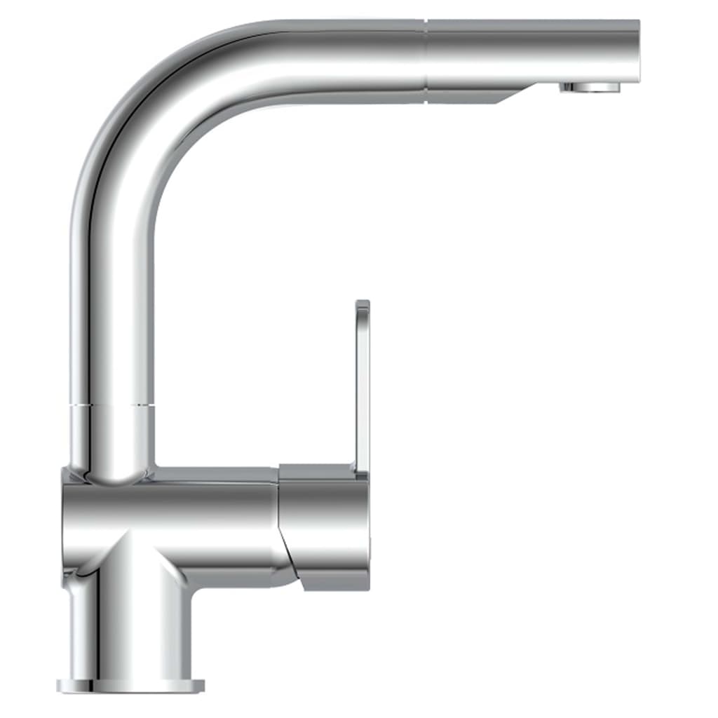 SCHÜTTE Basin Mixer with Pull-Out Spray LONDON Chrome