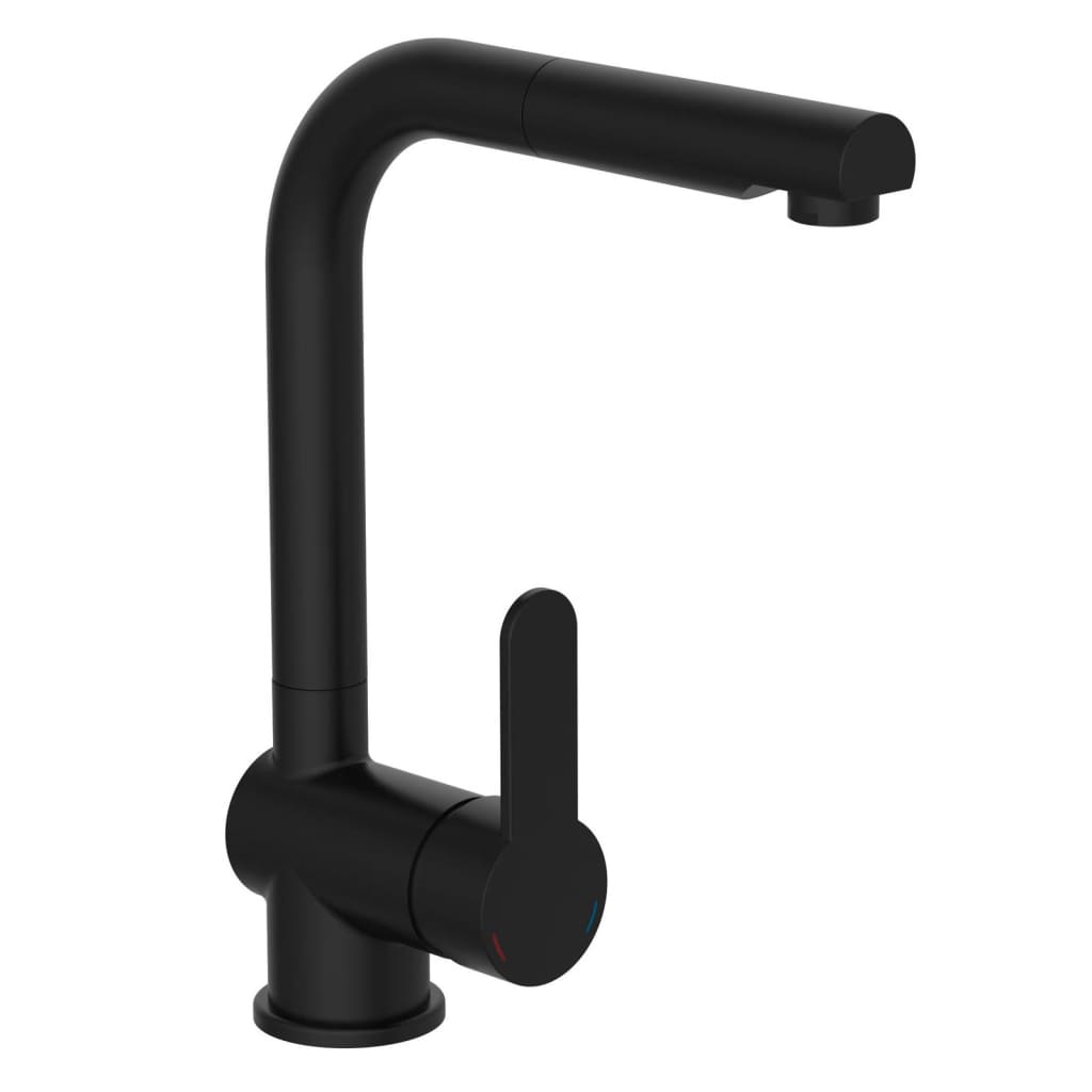 SCHÜTTE Kitchen Mixer Tap with Pull-out Spout LONDON Matte Black