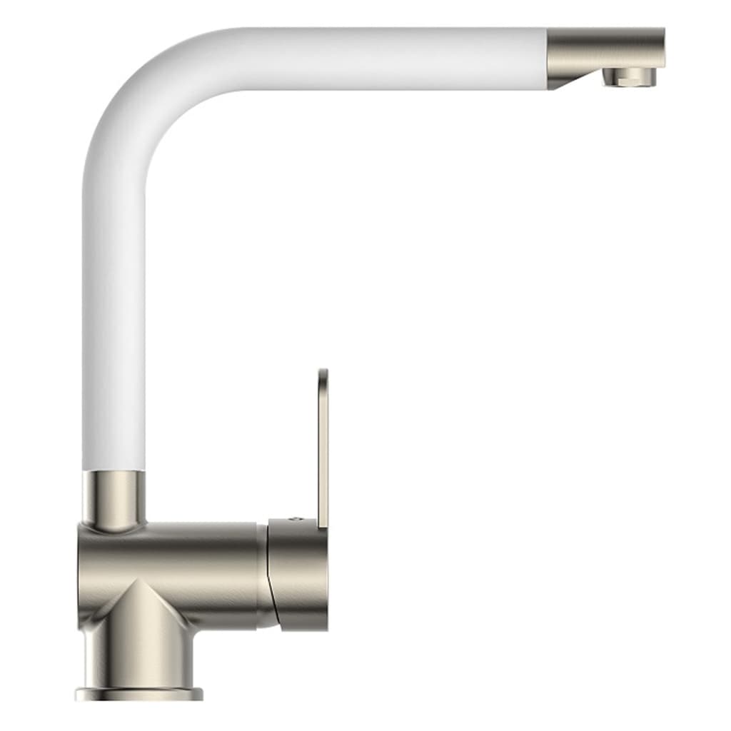 SCHÜTTE Sink Mixer with High Spout RIO Stainless Steel White Matt