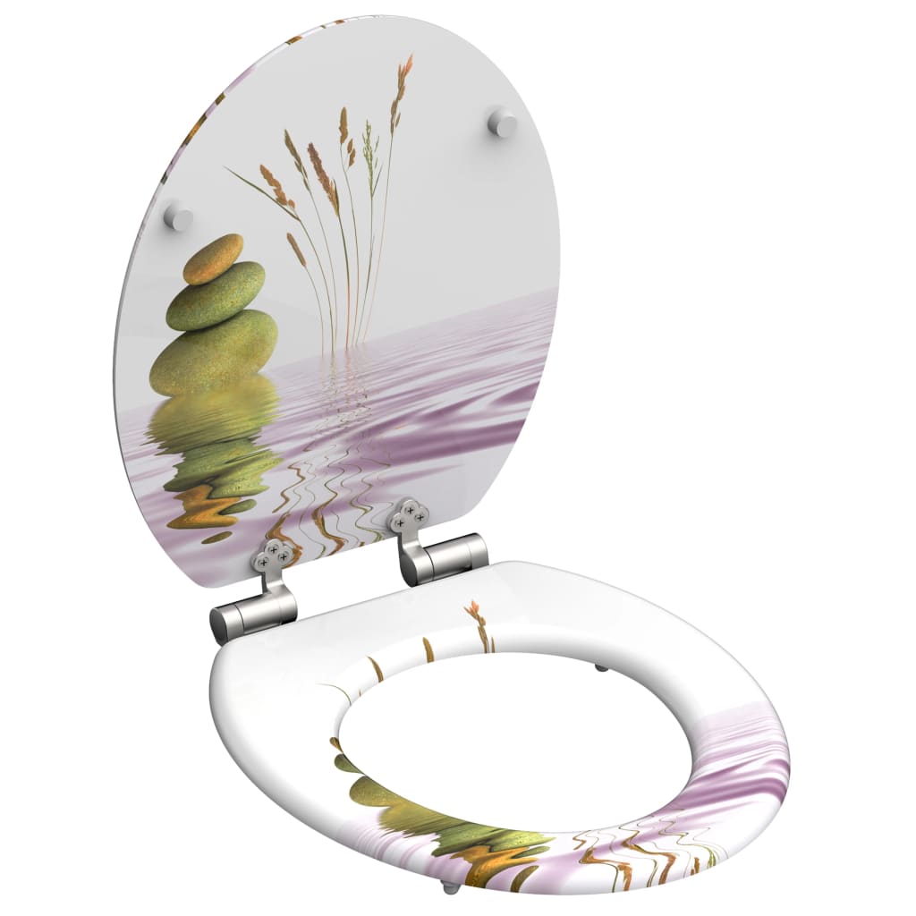 SCHÜTTE Toilet Seat with Soft-Close BALANCE MDF