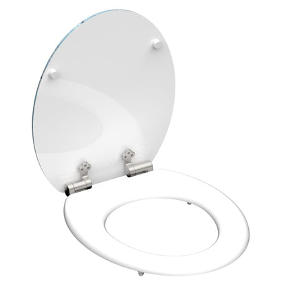 SCHÜTTE High Gloss Toilet Seat with Soft-Close SHELL HEART MDF