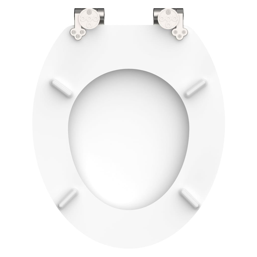 SCHÜTTE High Gloss Toilet Seat with Soft-Close SHELL HEART MDF