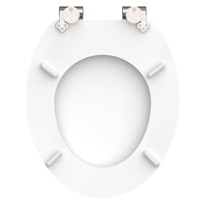 SCHÜTTE High Gloss Toilet Seat with Soft-Close SHELL HEART MDF