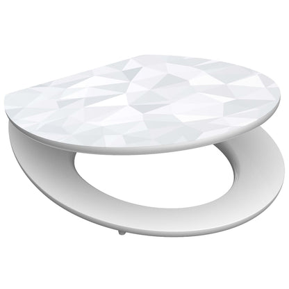 SCHÜTTE High Gloss Toilet Seat with Soft-Close DIAMOND MDF