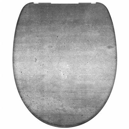 SCHÜTTE Toilet Seat with Soft-Close INDUSTRIAL GREY