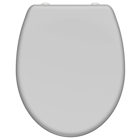 SCHÜTTE Duroplast Toilet Seat with Soft-Close Quick Release GREY