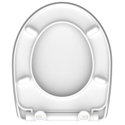 SCHÜTTE Duroplast High Gloss Toilet Seat with Soft-Close WATER LILY