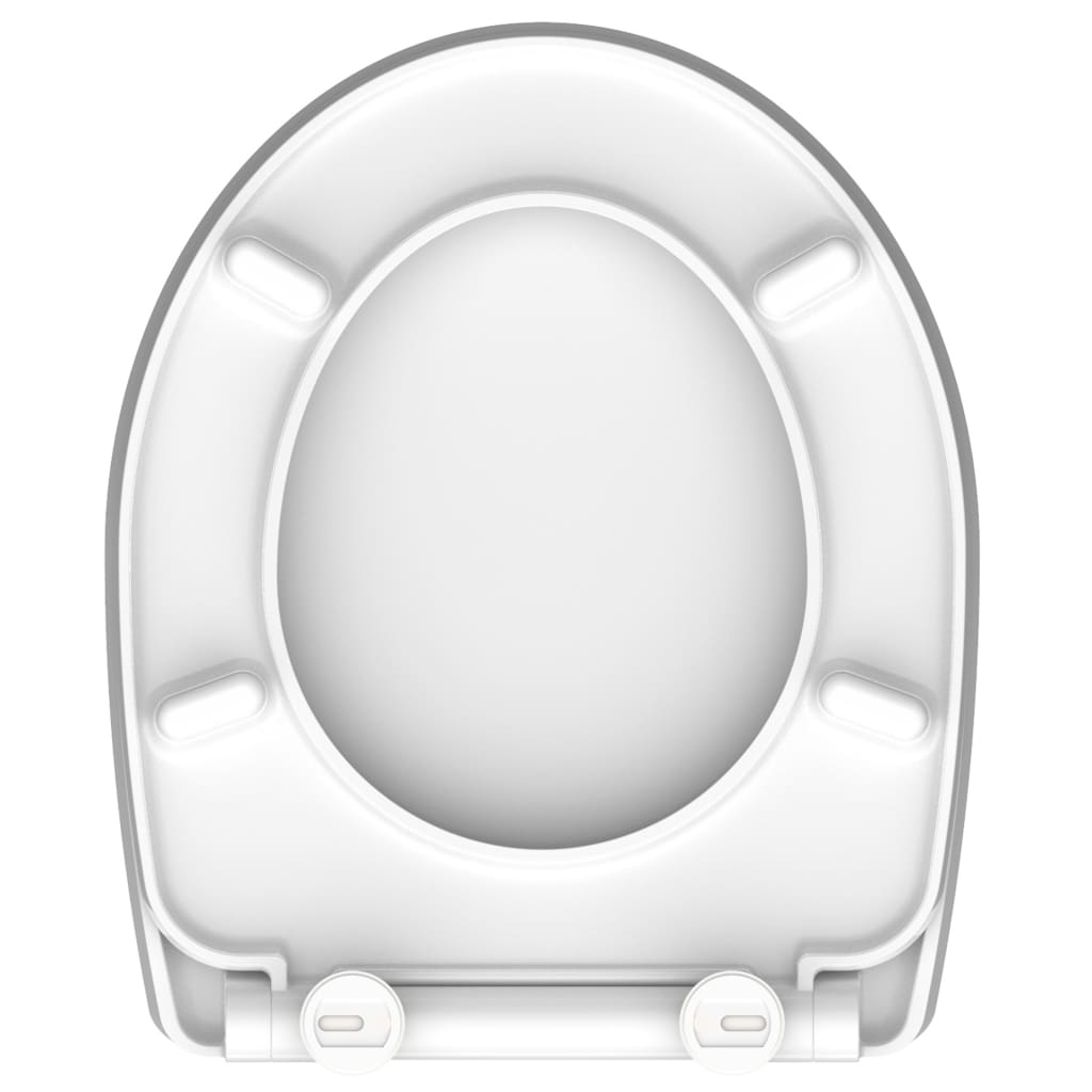 SCHÜTTE Duroplast High Gloss Toilet Seat with Soft-Close CRAZY SKULL