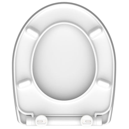 SCHÜTTE Duroplast High Gloss Toilet Seat with Soft-Close MAGIC LIGHT