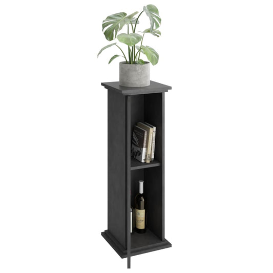 FMD Accent Table with Door 88.5 cm Grey
