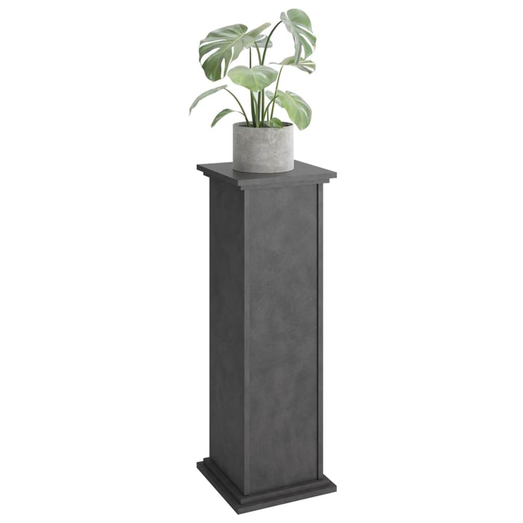 FMD Accent Table with Door 88.5 cm Grey