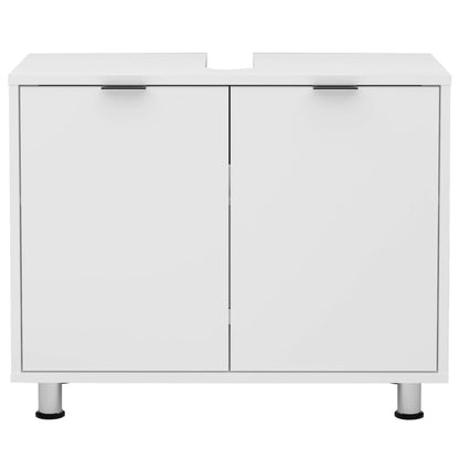 FMD Under-sink Bathroom Cabinet 70x32.9x49.5 cm White