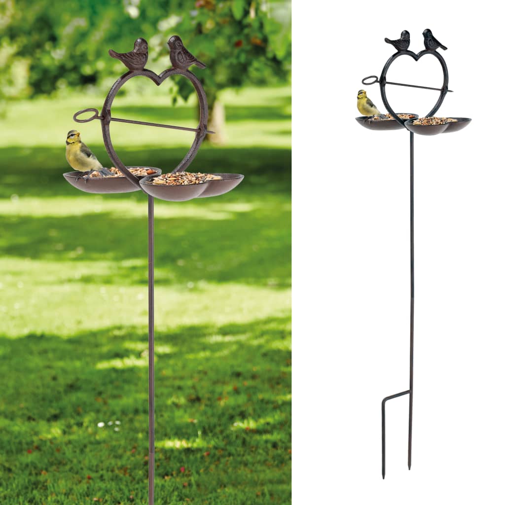 HI Bird Feeder Station 92 cm Brown