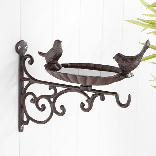 HI Wall Bird Feeder Cast Iron