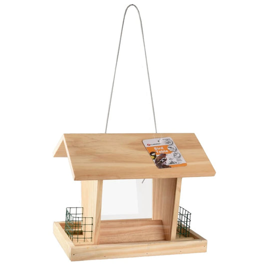 FLAMINGO Hanging Bird Feeder Silo Mado Natural