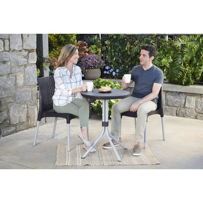 Bistro Set Chelsea Graphite 223562