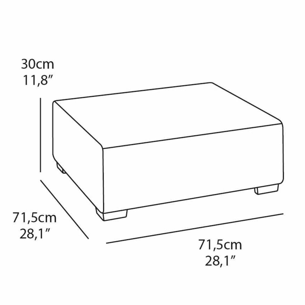 Keter Outdoor Table Salta/Sapporo Graphite 236104