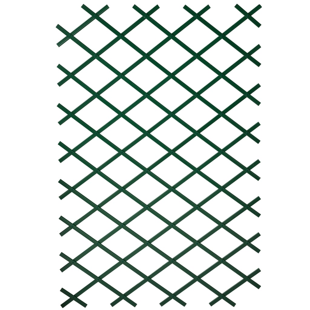 Garden Trellis 100x200 cm PVC Green 6040704