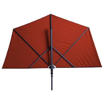 Madison Balcony Parasol Sun Wave 270x150 cm Brick Red