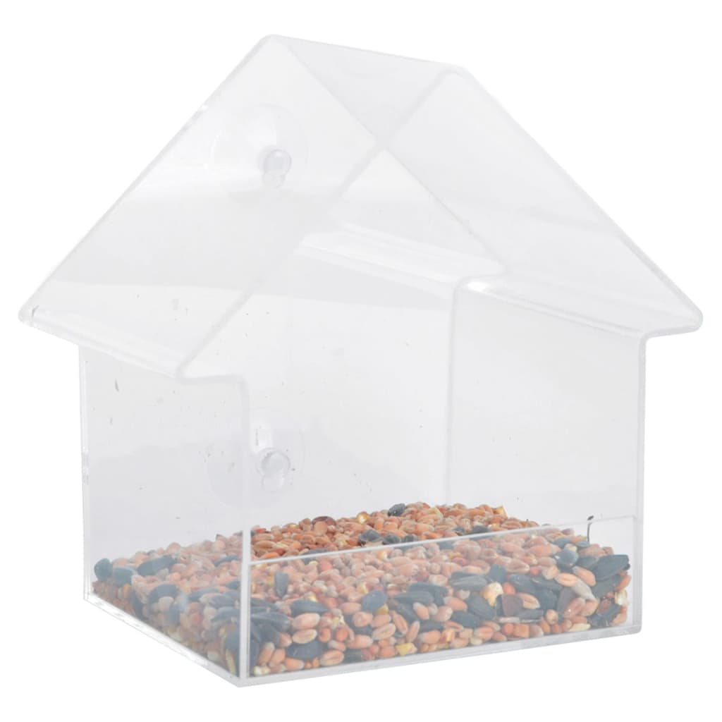 Esschert Design Acrylic Window Feeder House 15x10x15.3 cm FB370