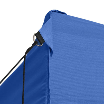 Foldable Tent Pop-Up with 4 Side Walls 3x4.5 m Blue