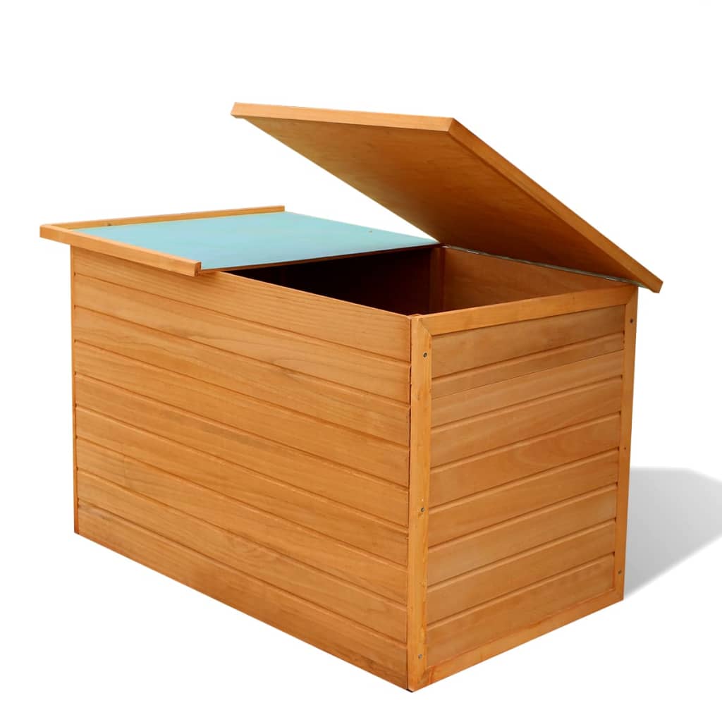 Garden Storage Box 126x72x72 cm Wood