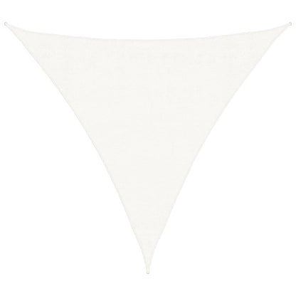 Sunshade Sail HDPE Triangular 3.6x3.6x3.6 m White